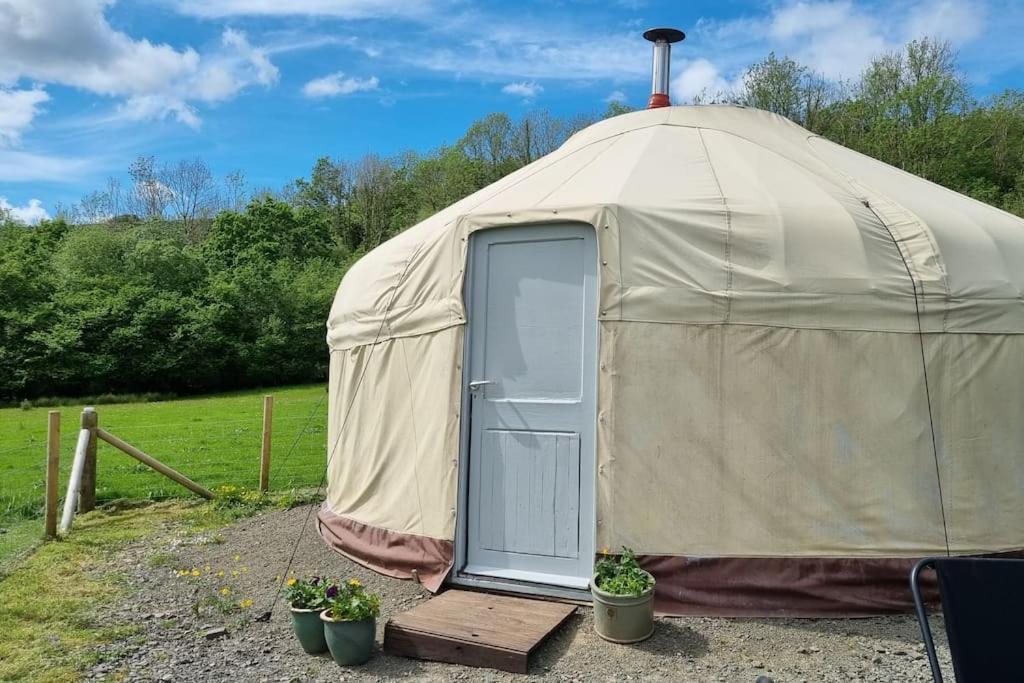 Bronfelen Yurt Hotel Cynghordy Bagian luar foto