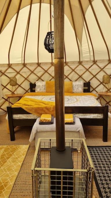 Bronfelen Yurt Hotel Cynghordy Bagian luar foto